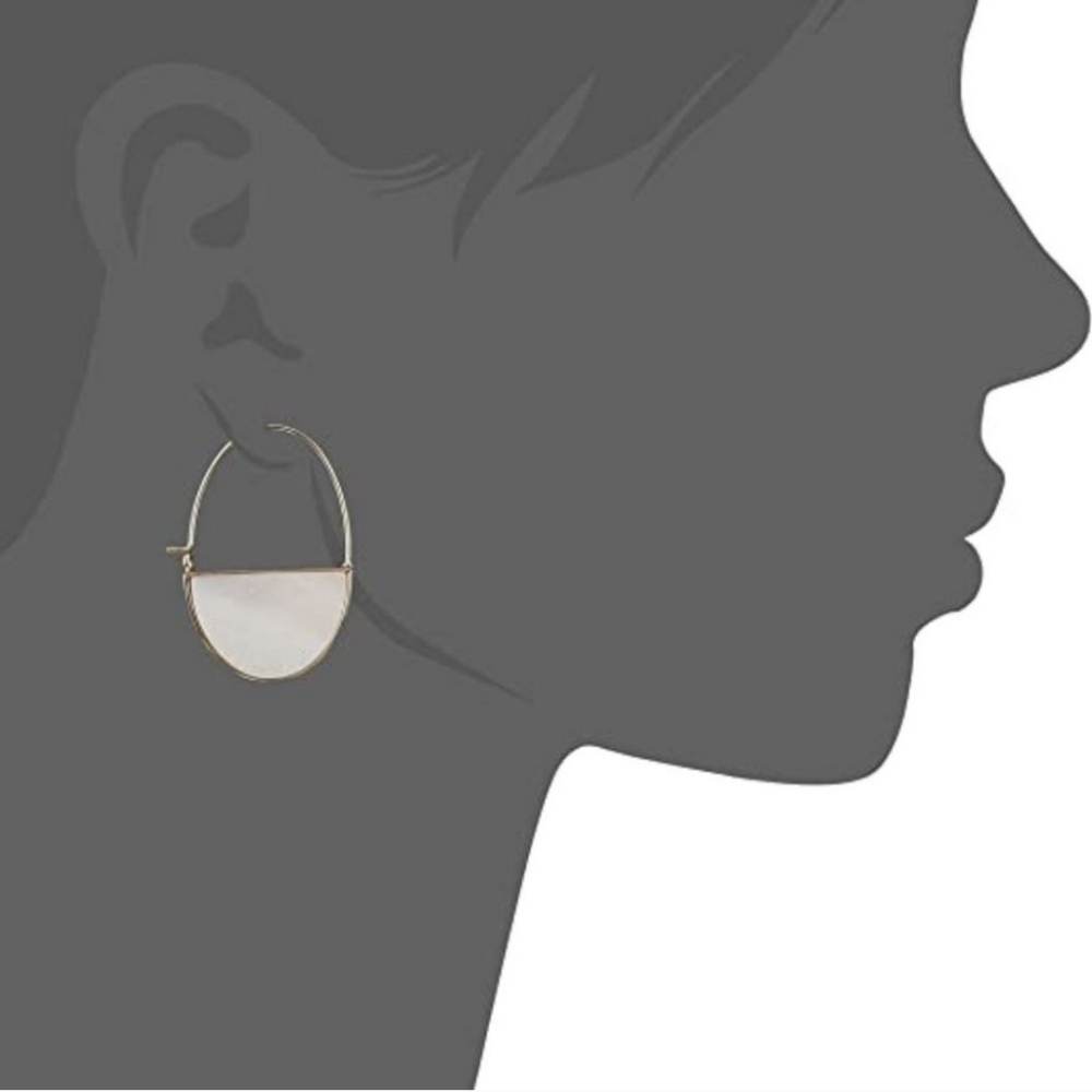 Lucky Brand Reversible Hoop Earrings NWOT - Picture 3 of 5